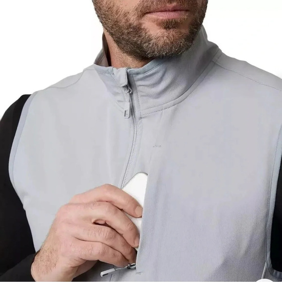 32 Degrees Men’s Full Zip Sleeveless Vest - Burgundy Large - Picture 6 of 16